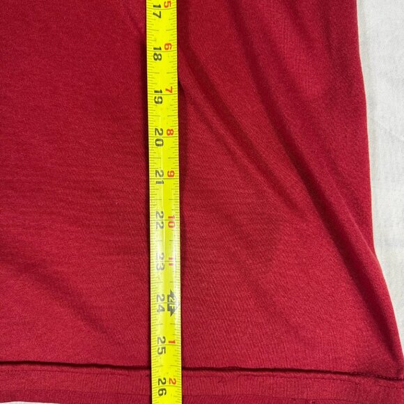 Nike Dri Fit Men's T-Shirt Red Crew Neck Short Sleeve Performance Comfy Size XL - Picture 16 of 16